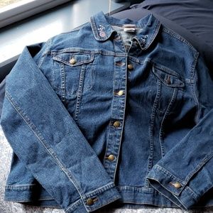 DENIM TINKERBELL JACKET 3X